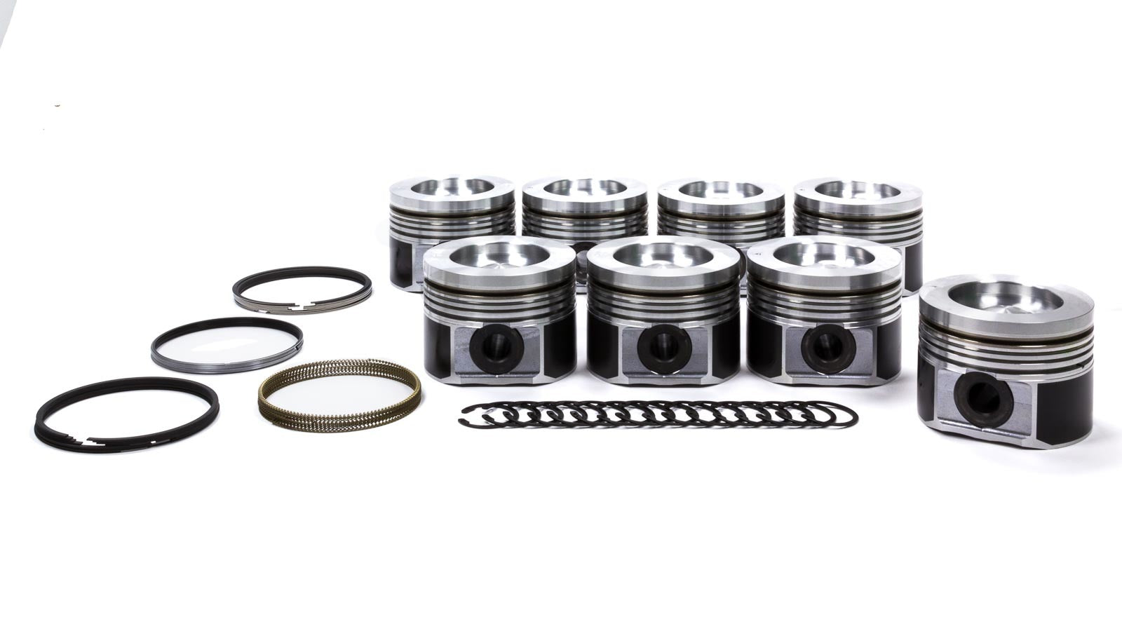 Mahle PowerPak Flat Top Cast Piston - 4.095 Bore - GM Duramax (Set of 8)