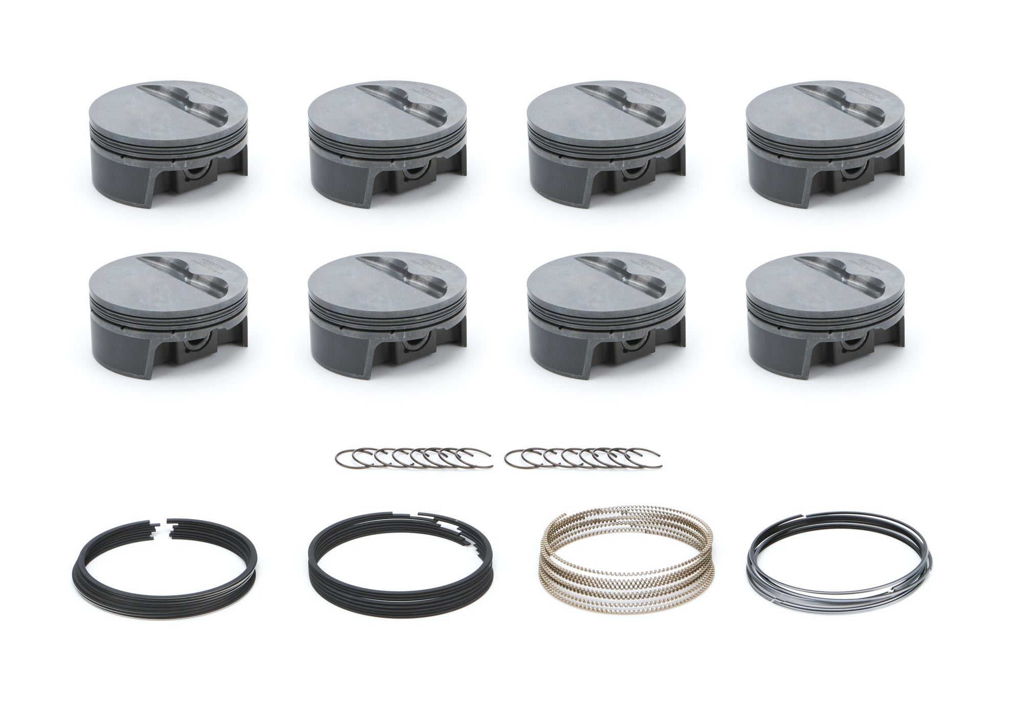 Mahle PowerPak Forged Piston and Ring Kit - 4.165 in Bore - Small Block Chevy