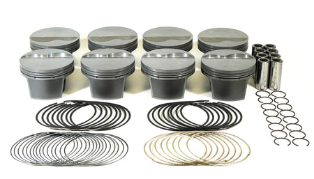 Mahle PowerPak Forged Piston and Ring Kit - 4 in Bore - GM LS-Series