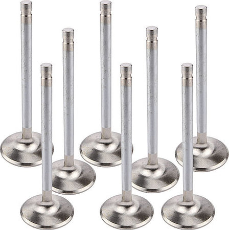 Manley Extreme Duty Stainless Exhaust Valve - 1.880 in Head - 11/32 in Valve Stem - 5.522 in Long - Big Block Chevy (Set of 8)