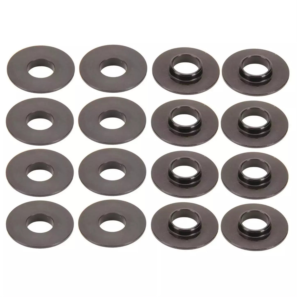 Manley Inside Valve Spring Locator - 0.062 in Thick - 1.410 in OD - 0.567 in ID - 0.690 in Spring ID (Set of 16)