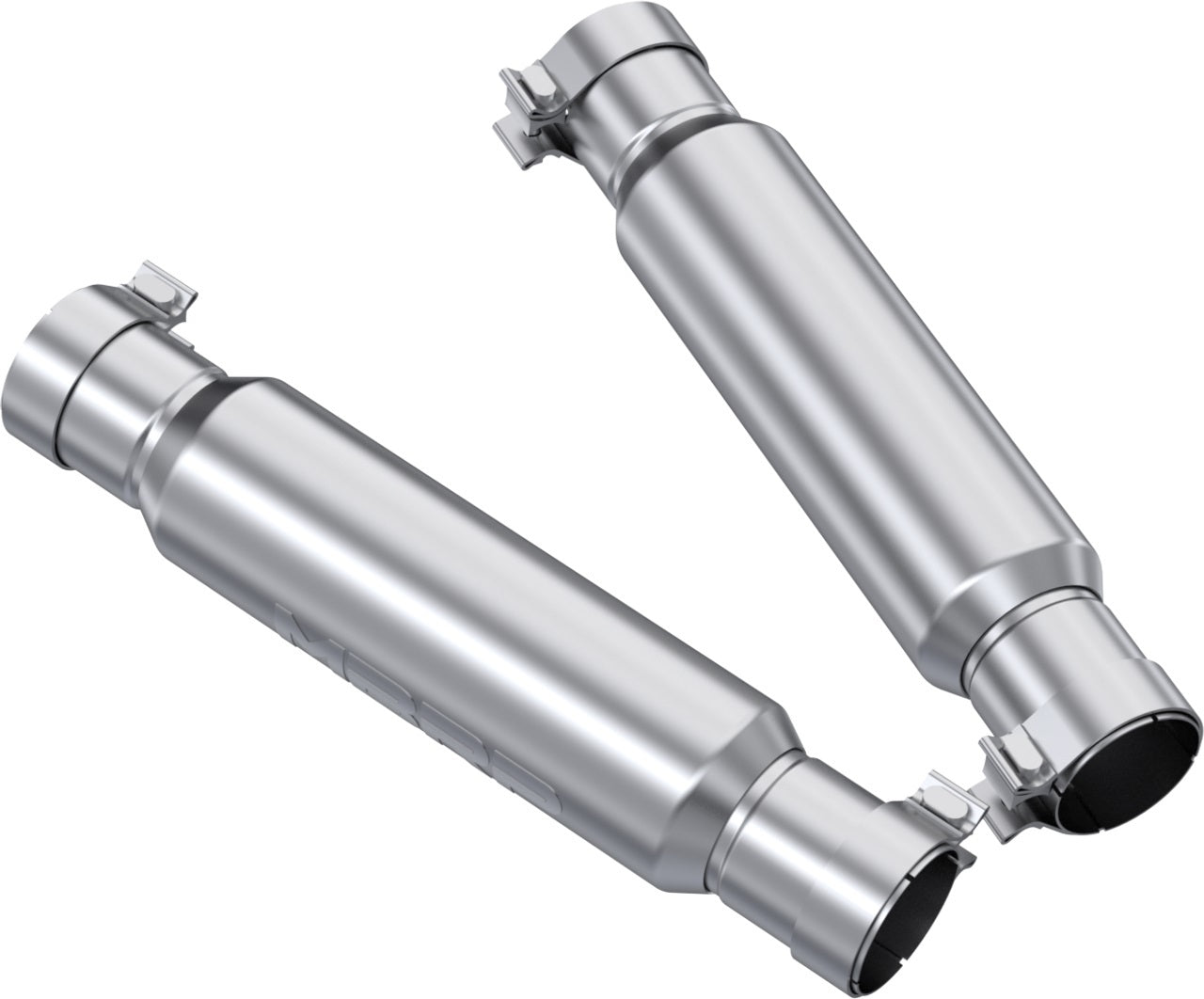 MBRP Armor Pro Stainless Muffler - 3 in Inlet - 3 in Outlet - Dodge Challenger / Charger 2015-23 (Pair)
