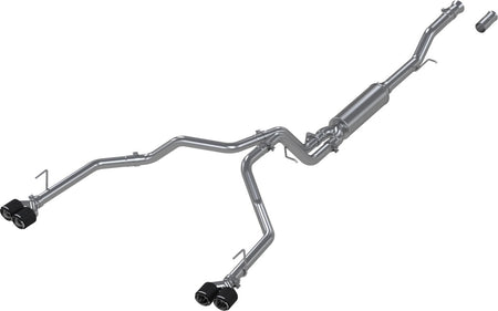 MBRP Armor Pro Cat-Back Stainless Exhaust System - 2.5 in Diameter - Carbon Fiber Look Tips - GM Fullsize SUV 2021-24 S50593CF