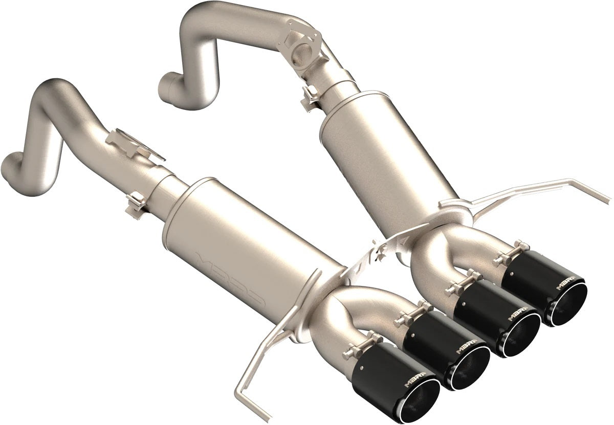 MBRP Armor Pro Axle-Back Stainless Exhaust System - 3 in Diameter - Chevy Corvette 2014-19