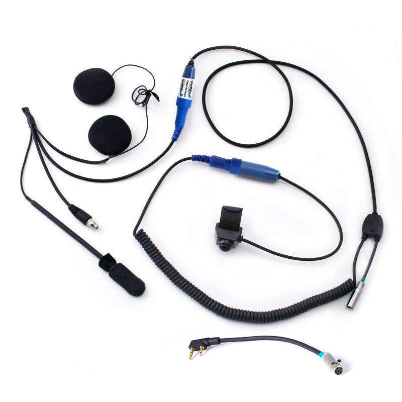 Rugged Radios RACE SERIES Complete Moto Kit /w OFFROAD Cables MC-RACE