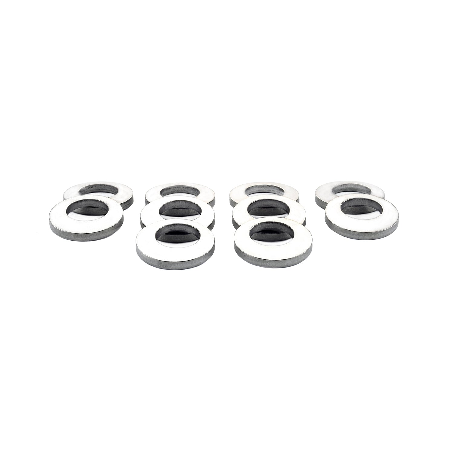McGard Stainless Wheel Washer - 0.697 in ID - 1.248 in OD - 0.164 in Thick (Set of 10)