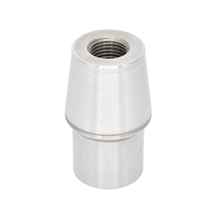 Meziere Tube End - Weld-On - Threaded - 1/2-20 in Left Hand Female Thread - 1 in Tube - 0.083 in Tube Wall - Chromoly
