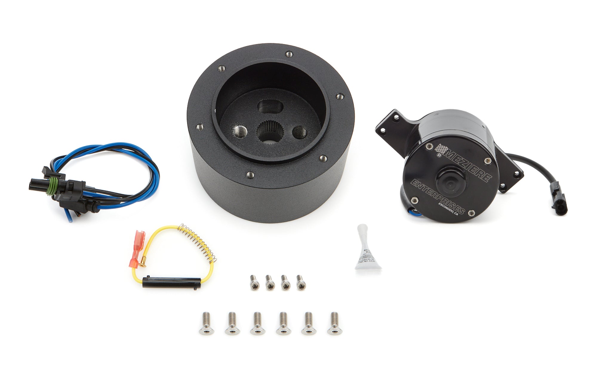 Meziere Heavy Duty Electric Water Pump Motor Center Section - Black - 100 Series Pumps
