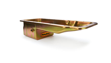 Milodon Off-Road Rear Sump Steel Engine Oil Pan - 6 Qt - Cadmium - Mopar B / RB-Series