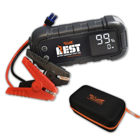 Mile Marker B.E.S.T. Battery Emergency Kit - 1500 amps - 12V - USB Ports - 280 Lumens Light