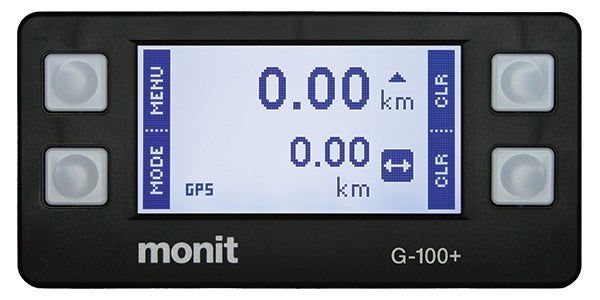 Monit G-Series Plus Rally Computer - GPS / Trip Meter - LCD Screen - Black