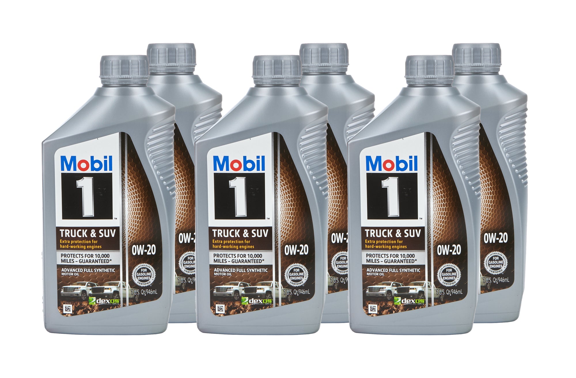 Mobil 1 Truck and SUV 0W20 Synthetic Motor Oil - 1 Qt. Bottle (Case of 6)