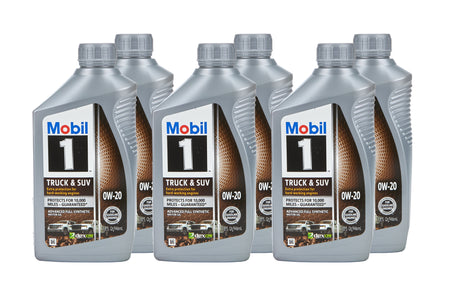 Mobil 1 Truck and SUV 0W20 Synthetic Motor Oil - 1 Qt. Bottle (Case of 6)