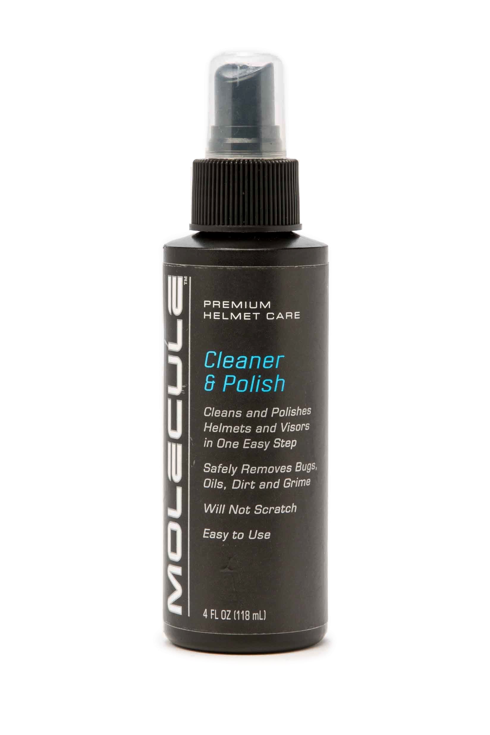 Molecule Helmet Cleaner & Polish - 4 oz Pump Bottle