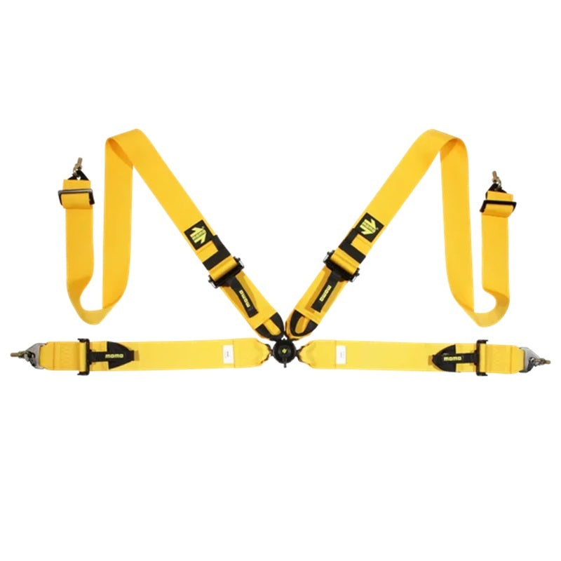 MOMO Corsa 4-Point Harness - Yellow