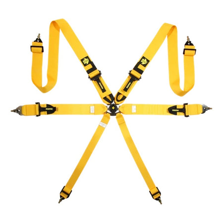 Corsa 6-Point Harness - Yellow