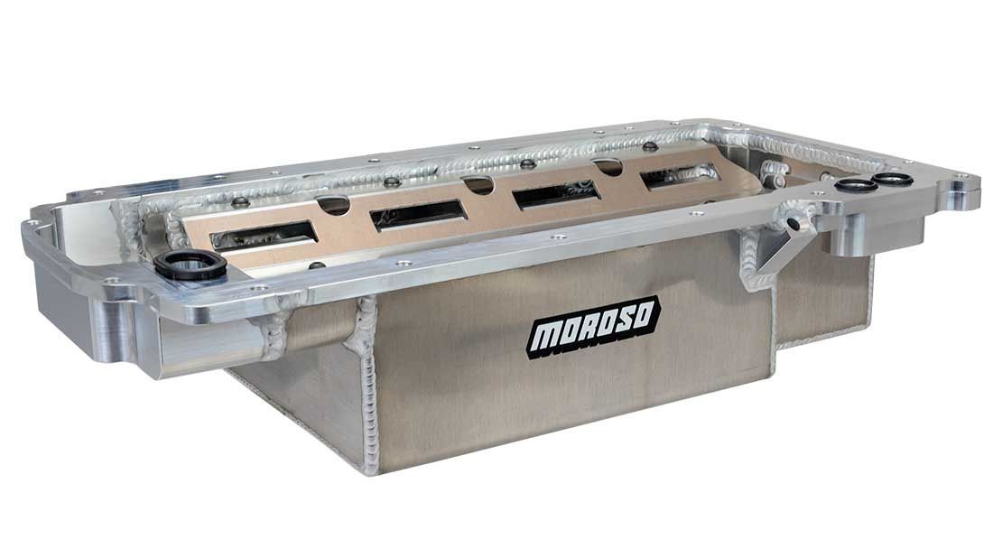 Moroso Center Sump 8 Qt. Aluminum Oil Pan - 5 in Deep - GM Gen V LT-Series