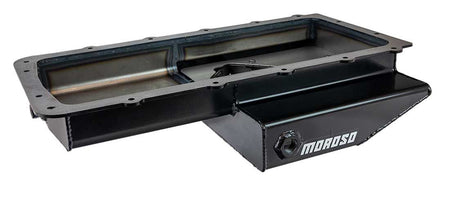 Moroso Rear Sump 9.5 Qt. Oil Pan - 4.625 in Deep - Black - Ford Coyote