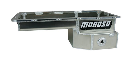 Moroso Rear Sump Aluminum Engine Oil Pan - 9 Qt - Natural - Ford Coyote