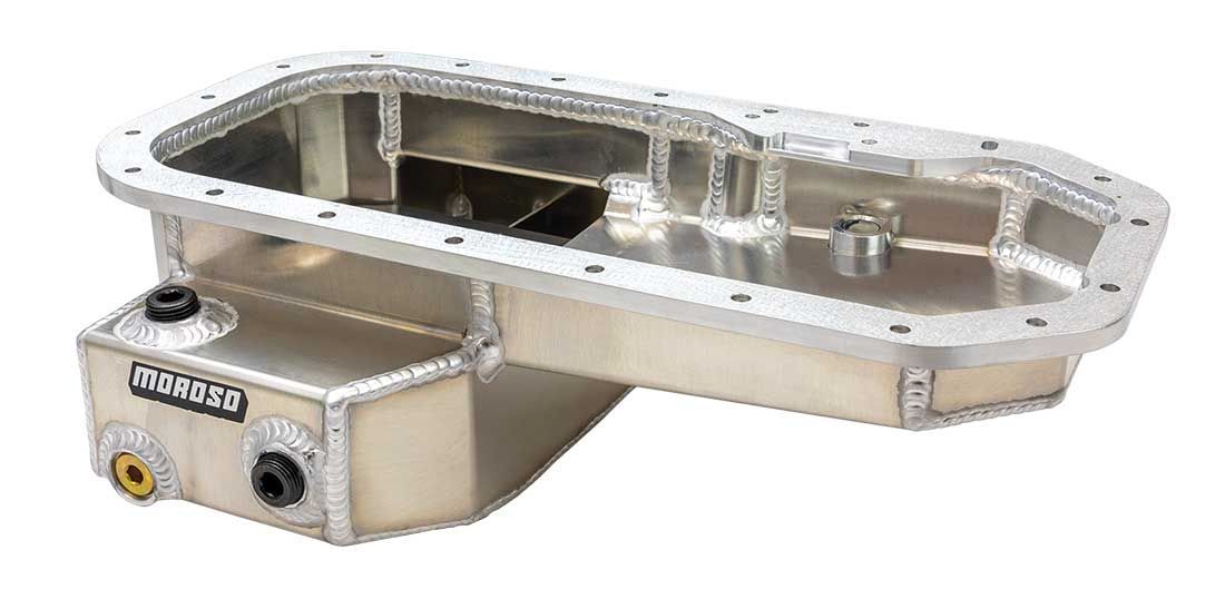 Moroso Rear Sump 5 Qt. Aluminum Oil Pan - 5.75 in Deep - Toyota 4-Cylinder