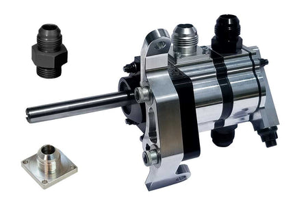 Moroso Tri-Lobe 2 Stage Wet Sump External Oil Pump -12 AN / 16 AN Inlet - Passenger Side - GM LS-Series