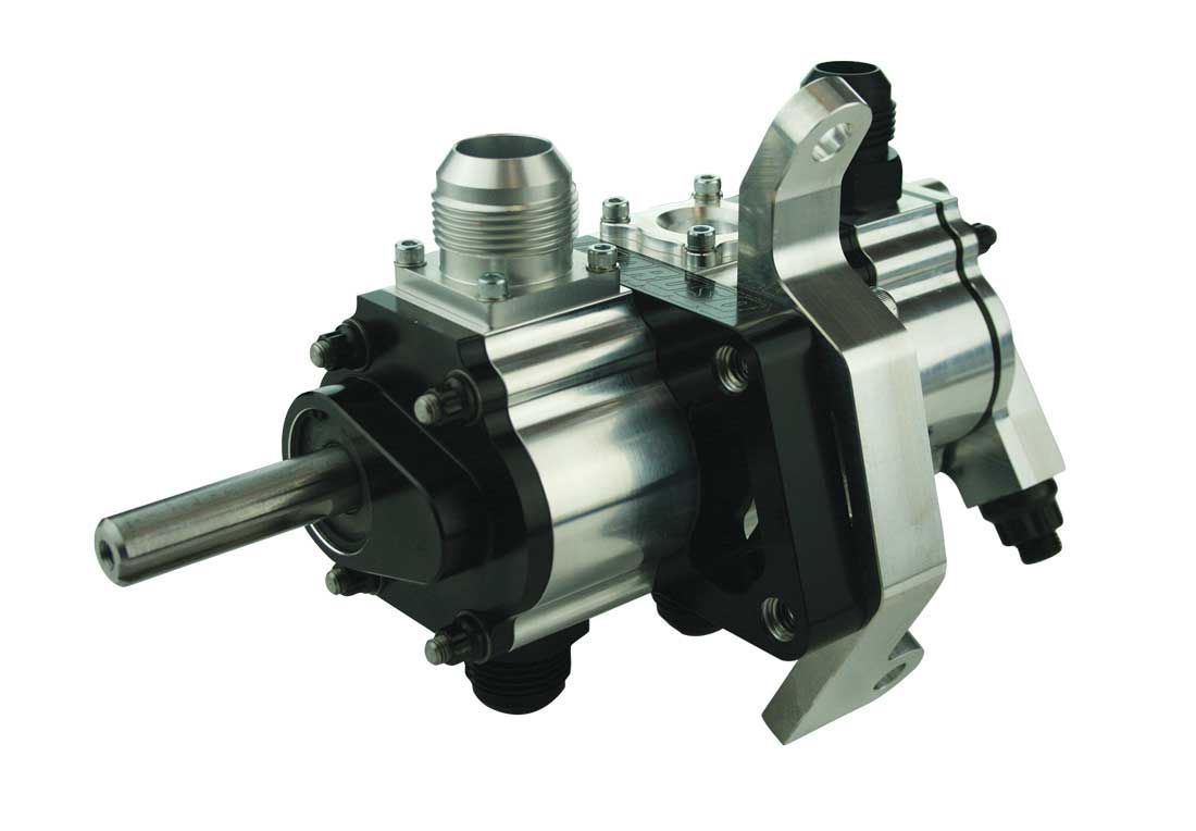 Moroso Tri-Lobe 3 Stage Dry Sump Oil Pump - 1.200 in Pressure / 1.700 in Scavenge Stages - Passenger Side - GM LS-Series