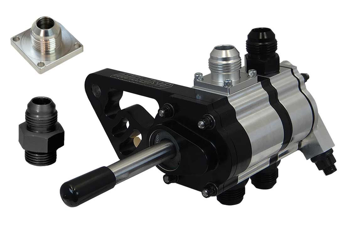 Moroso Tri-Lobe 2 Stage Wet Sump External Oil Pump -12 AN / 16 AN Inlet - Driver Side