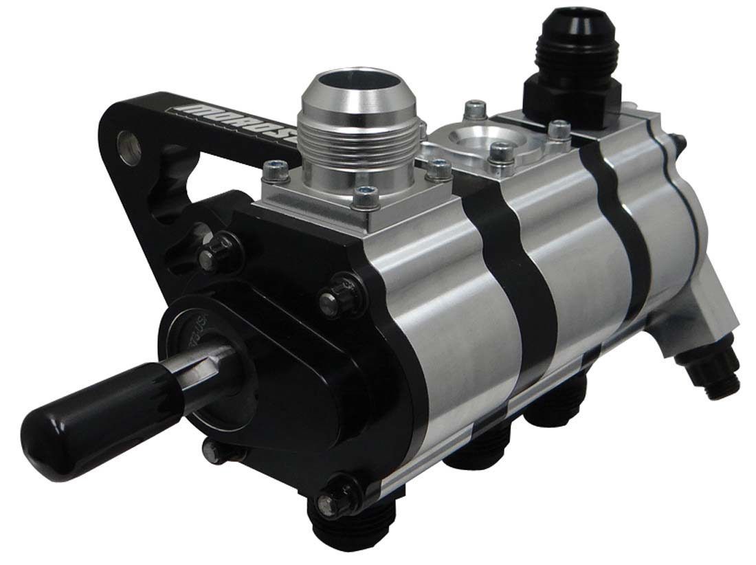 Moroso Tri-Lobe 3 Stage Dry Sump Oil Pump - 1.200 in Pressure / 1.700 in Scavenge Stages - Driver Side