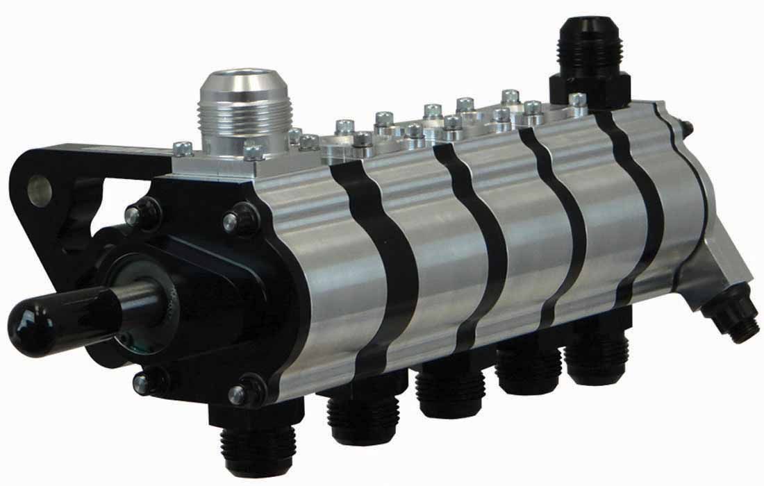 Moroso Tri-Lobe 5 Stage Dry Sump Oil Pump - 1.200 in Pressure / 1.700 in Scavenge Stages - Driver Side