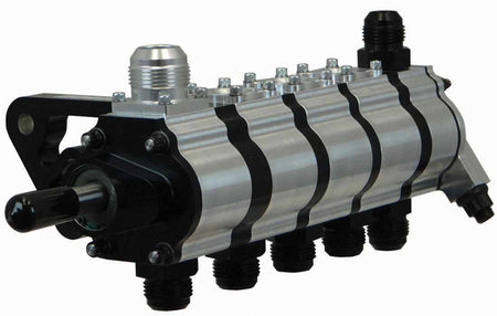 Moroso Tri-Lobe 5 Stage Dry Sump Oil Pump - 1.200 in Pressure / 1.700 in Scavenge Stages - Driver Side