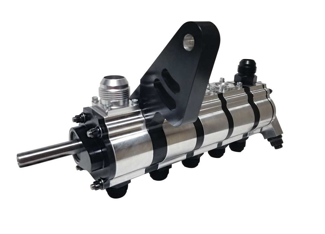 Moroso Tri-Lobe 5 Stage Dry Sump Oil Pump - 1.200 in Pressure / 1.700 in Scavenge Stages - Passenger Side - Big Block Chevy