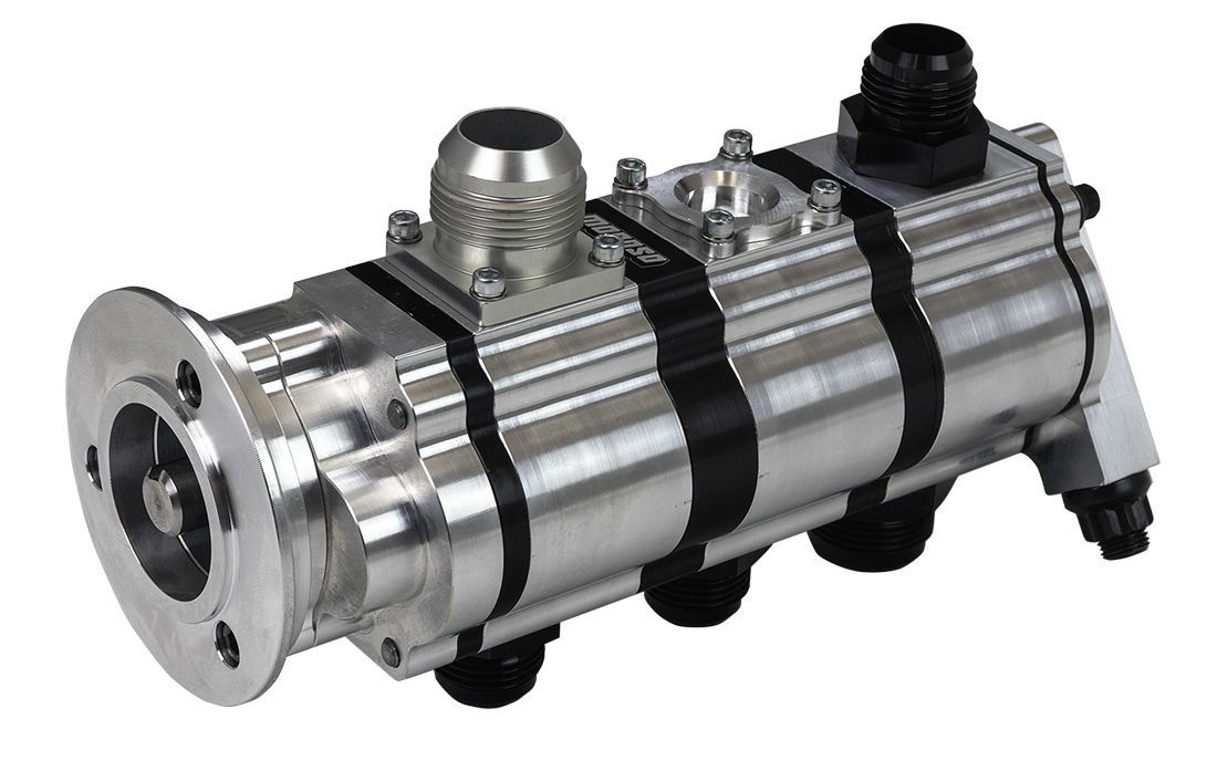 Moroso Tri-Lobe 3 Stage Dry Sump Oil Pump - 1.500 in Pressure / 1.700 in Scavenge Stages - ProCharger Supercharger V-Band