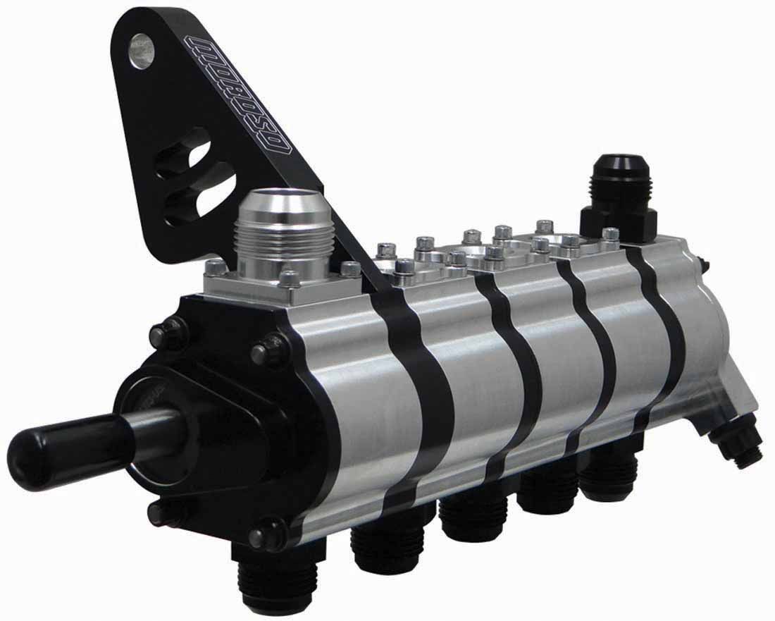 Moroso Tri-Lobe 5 Stage Dry Sump Oil Pump - 0.900 in Pressure / 1.700 in Scavenge Stages - Driver Side 22435