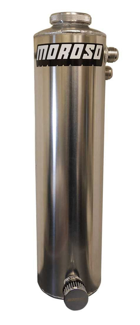 Moroso Sprint Car Dry Sump Oil Tank - 8 Qt - 24 in Tall - 6 in Diameter
