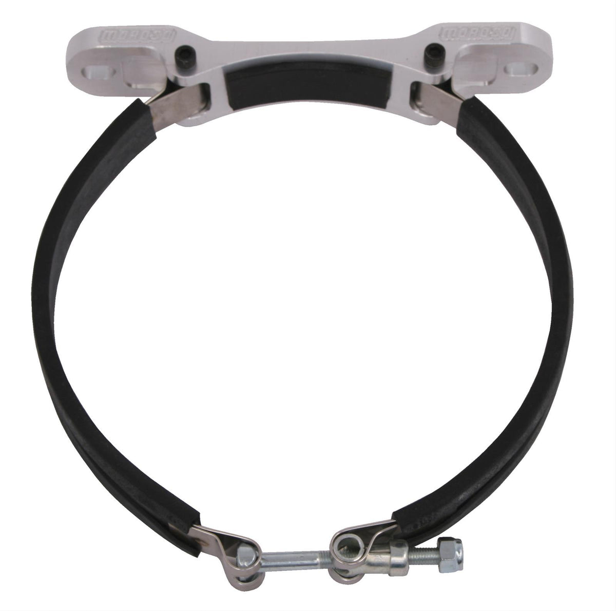 Moroso Aluminum Dry Sump Oil Tank Bracket - 6 in Diameter Tank - Bolt-On (Pair)