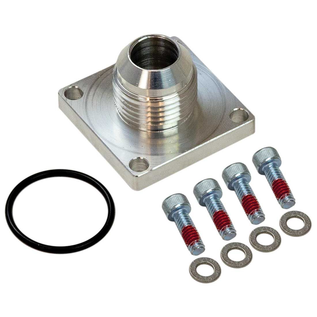 Moroso 10 AN Male Oil Pump Fitting - Natural - Moroso External Oil Pumps