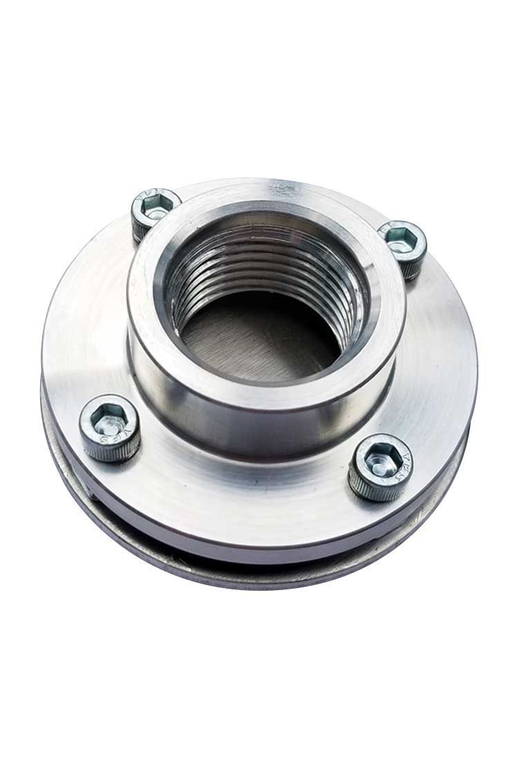 Moroso Valve Cover Baffle - Bolt-On - 10 AN - 2.063 in OD