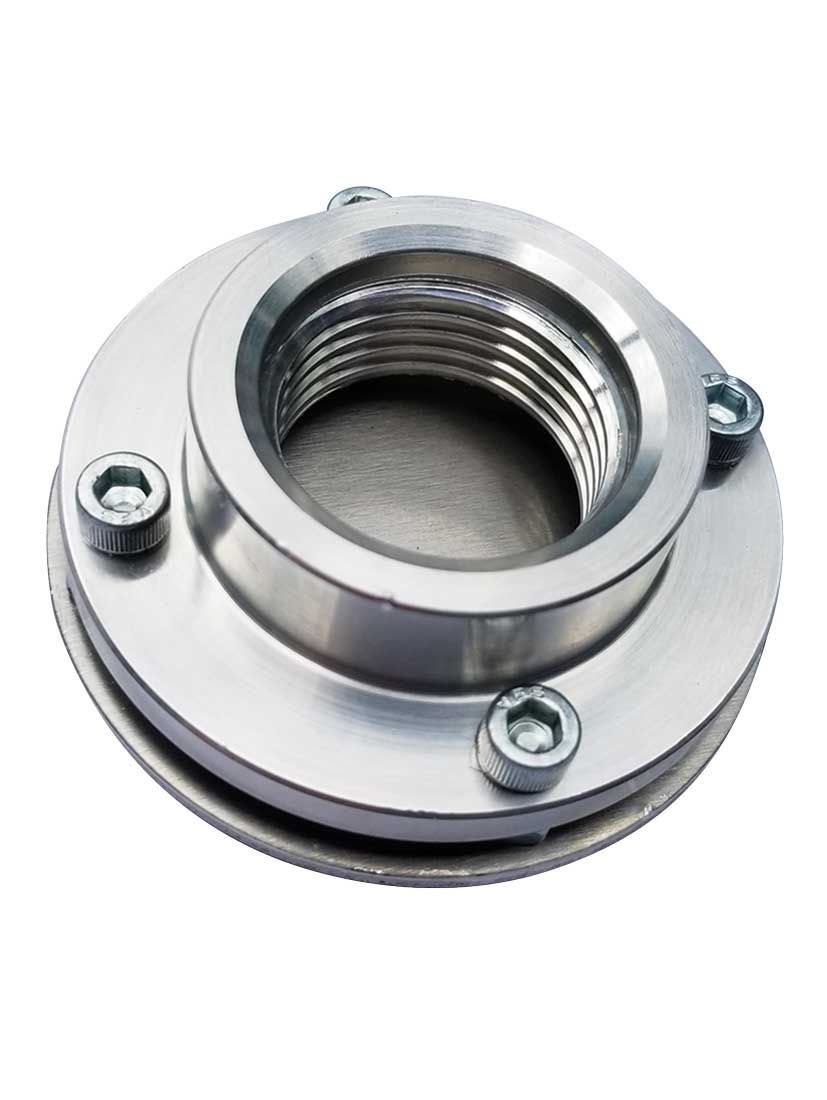 Moroso Valve Cover Baffle - Bolt-On - 12 AN - 2.25 in OD