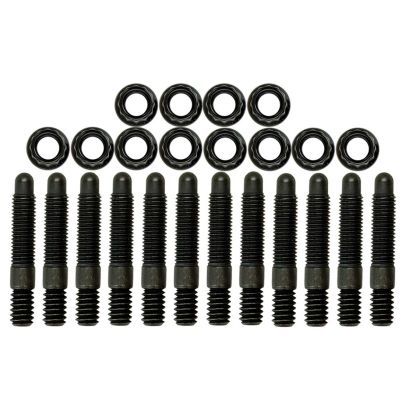 Moroso Valve Cover Stud Kit - 6 mm x 0.75 - 1.5 in Long - Small Block Ford (Set of 12)