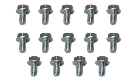 Moroso Transmission Pan Bolt Kit - 5/16-18 in Thread - 0.625 in Long - Hex Head - Zinc - Powerglide (Set of 4)