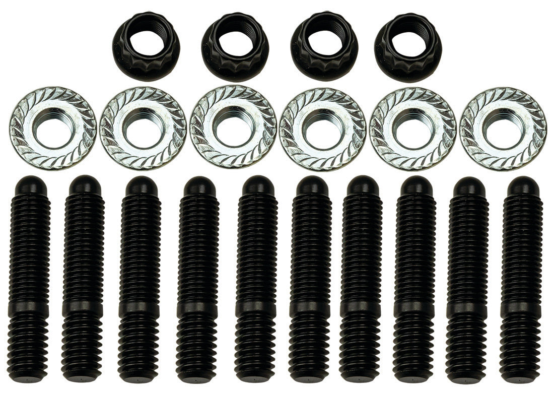 Moroso Oil Pan Stud - Hex Nuts - 1/4-20 in to 5/16-18 in Thread - Black Oxide