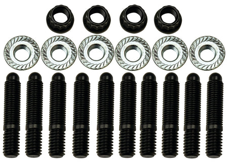 Moroso Oil Pan Stud - Hex Nuts - 1/4-20 in to 5/16-18 in Thread - Black Oxide