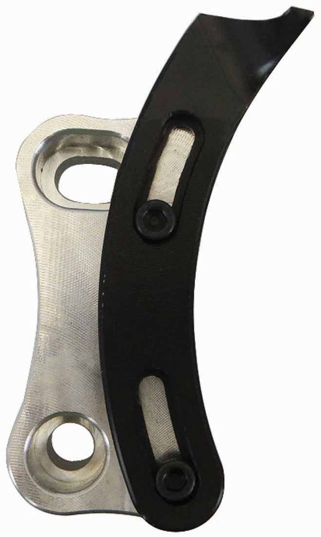 Moroso Adjustable Timing Pointer - Black - 6.125 to 6.25 in OD Balancer - 11 O'Clock Position - Small Block Ford