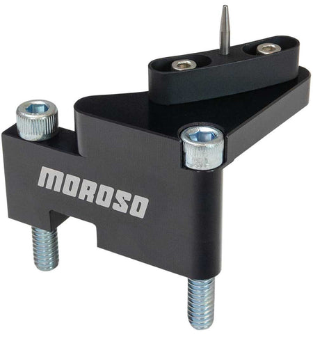 Moroso Adjustable Timing Pointer - Black - Big Block Chevy