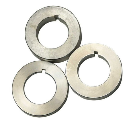 Moroso Crank Mandrel Spacer - 0.25 in / 0.375 in / 0.5 in Thick - 1 in Mandrel - 1/8 in Keyway