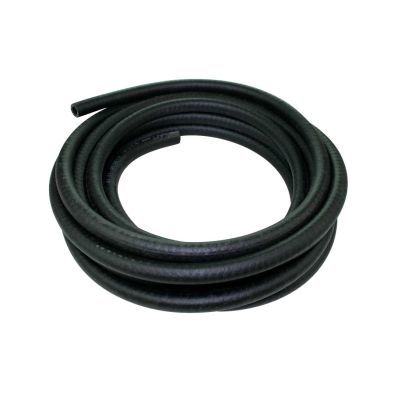 Moroso Rubber Fuel Hose - 3/8 in ID - 25 ft - Black