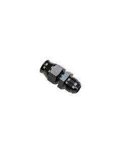 Moroso 8 AN Male to 1/2 in Tubing Straight Tube End Fitting - Black