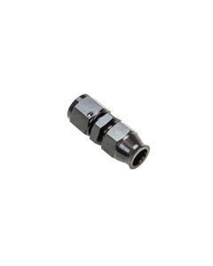 Moroso 8 AN Female to 1/2 in Tubing Straight Tube End Fitting - Black
