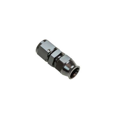 Moroso 10 AN Female to 5/8 in Tubing Straight Tube End Fitting - Black