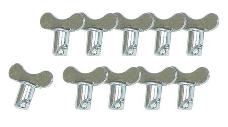 Moroso Wing Head Steel Quick Turn Fastener - 5/16 x 0.400 in Body - Zinc (Set of 10)